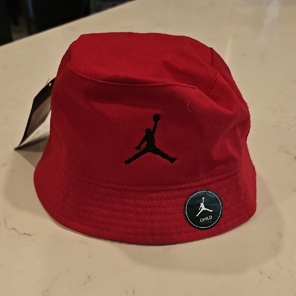 Jordan Kids' Red Bucket Hat